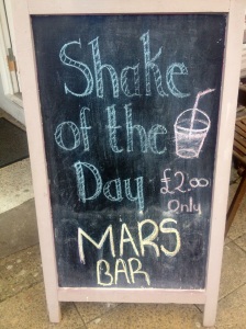 The Coffee House's Shake of the Day, on 16 April 2013.