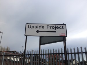 Crying out for someone to add the words 'oops' and 'your head' around the word 'upside'.